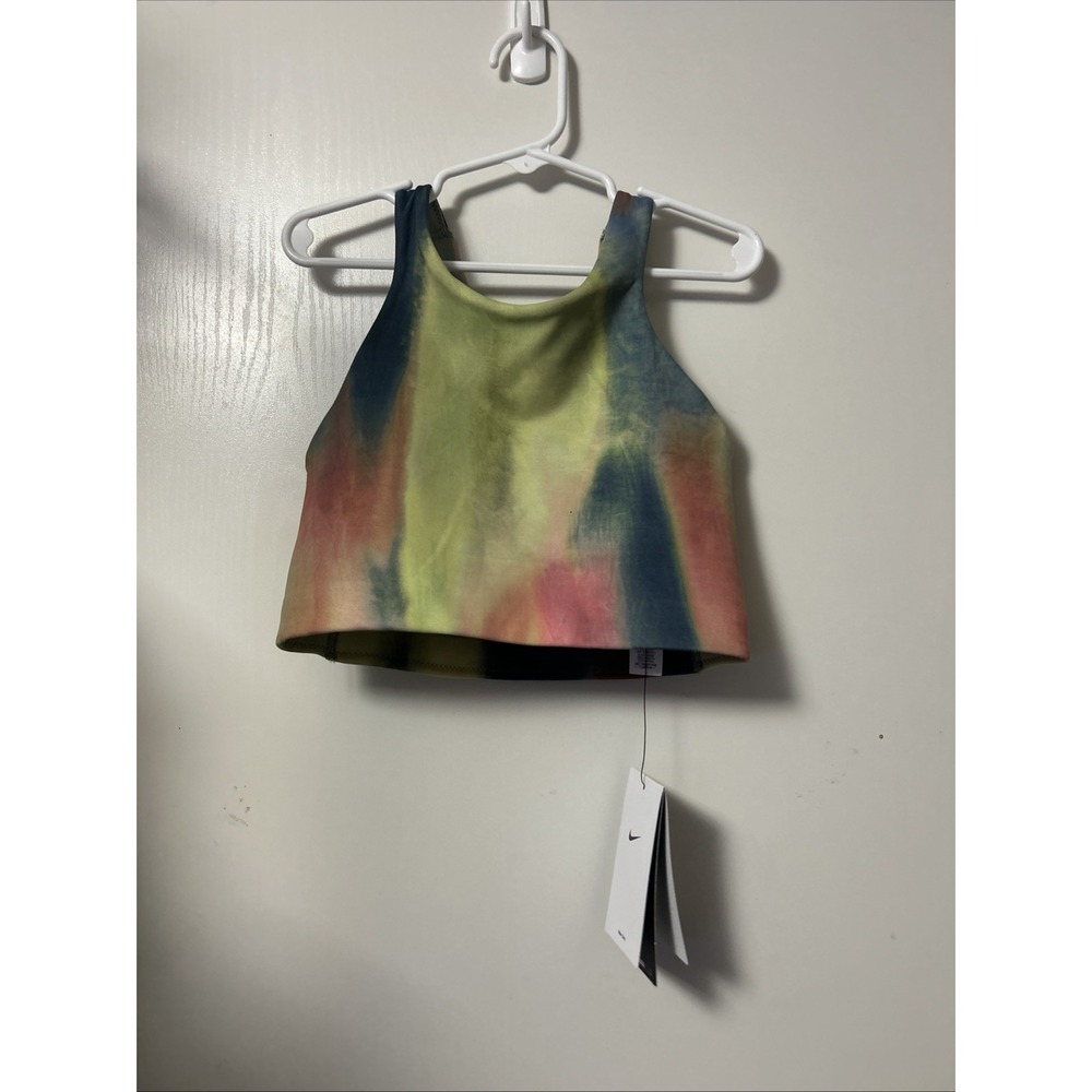 Nike Sports Bra Size XS Tie Dye Artist Collection Medium Support Lined NEW
